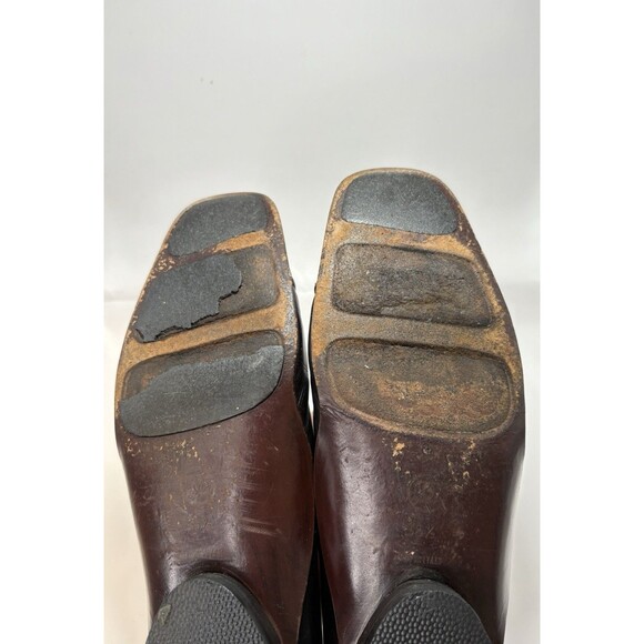 Chanel Square Toe Low Heel Black Leather Classic CC Logo Pumps EU Sz 35.5 5.5 - Picture 11 of 12